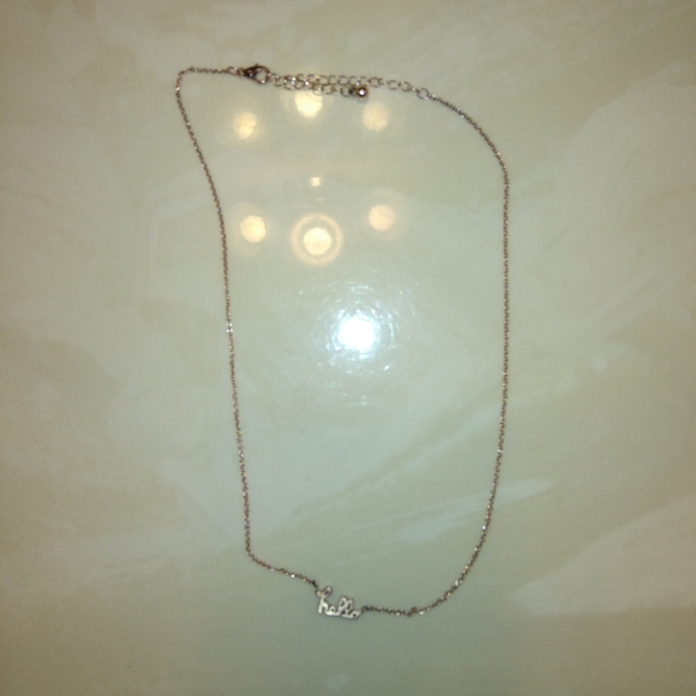 Hello Necklace - Picture 2 of 2